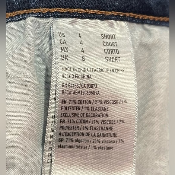 American Eagle ♥️ Outfitters Women's Blue Jeans - Picture 2 of 12